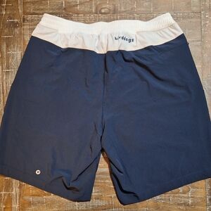 Birddogs Lined Long Shorts Boom For Your Boomstick Men's XL Blue & White Logo